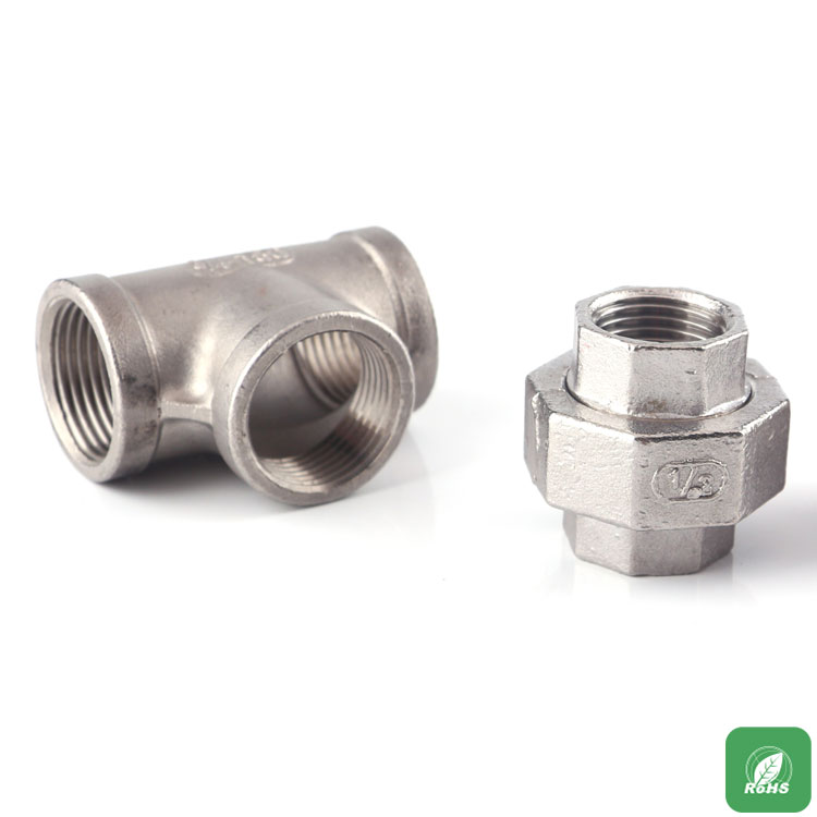 ステンレス製のユニオンティー