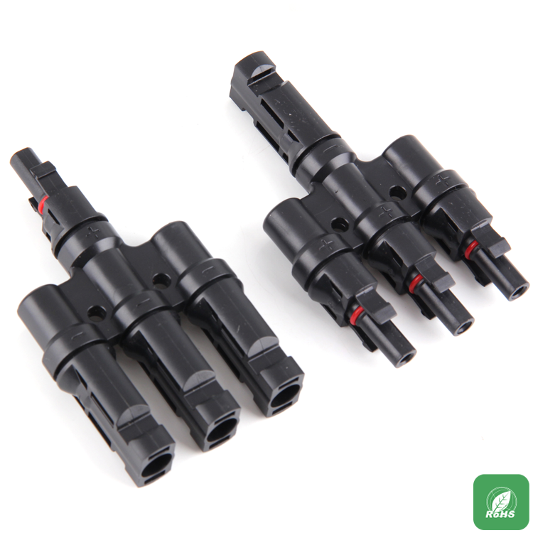 光起電力システム用直列4方向コネクタ1T3